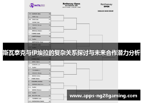 斯瓦泰克与伊埃拉的复杂关系探讨与未来合作潜力分析