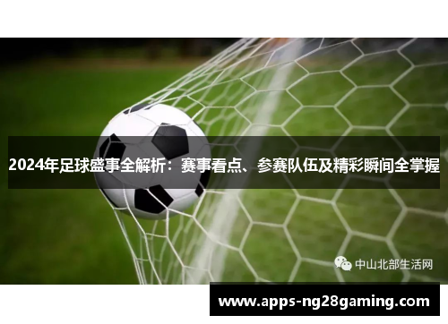 2024年足球盛事全解析：赛事看点、参赛队伍及精彩瞬间全掌握