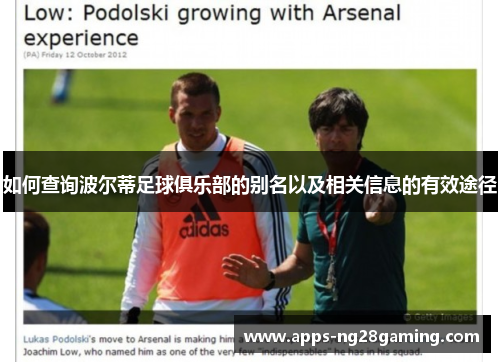 如何查询波尔蒂足球俱乐部的别名以及相关信息的有效途径