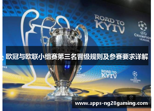 欧冠与欧联小组赛第三名晋级规则及参赛要求详解